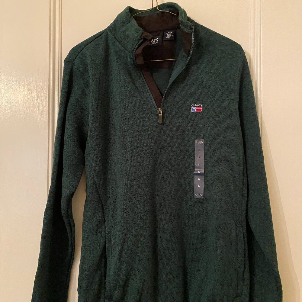 Chaps Mens fleece pullover sweater
